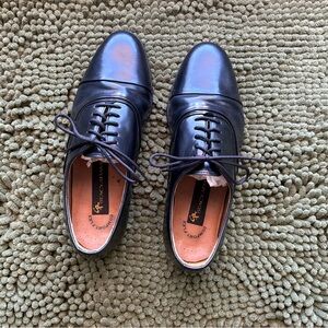 Stacy Adams Dark Leather Oxfords